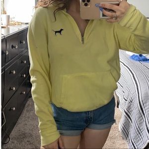 PINK quarter zip sweatshirt